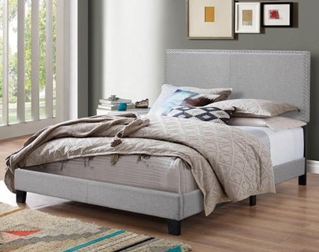 Upholstered Bed with headboard