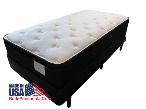 Twin size Cobble Hill Pillow top - Euro top Mattress